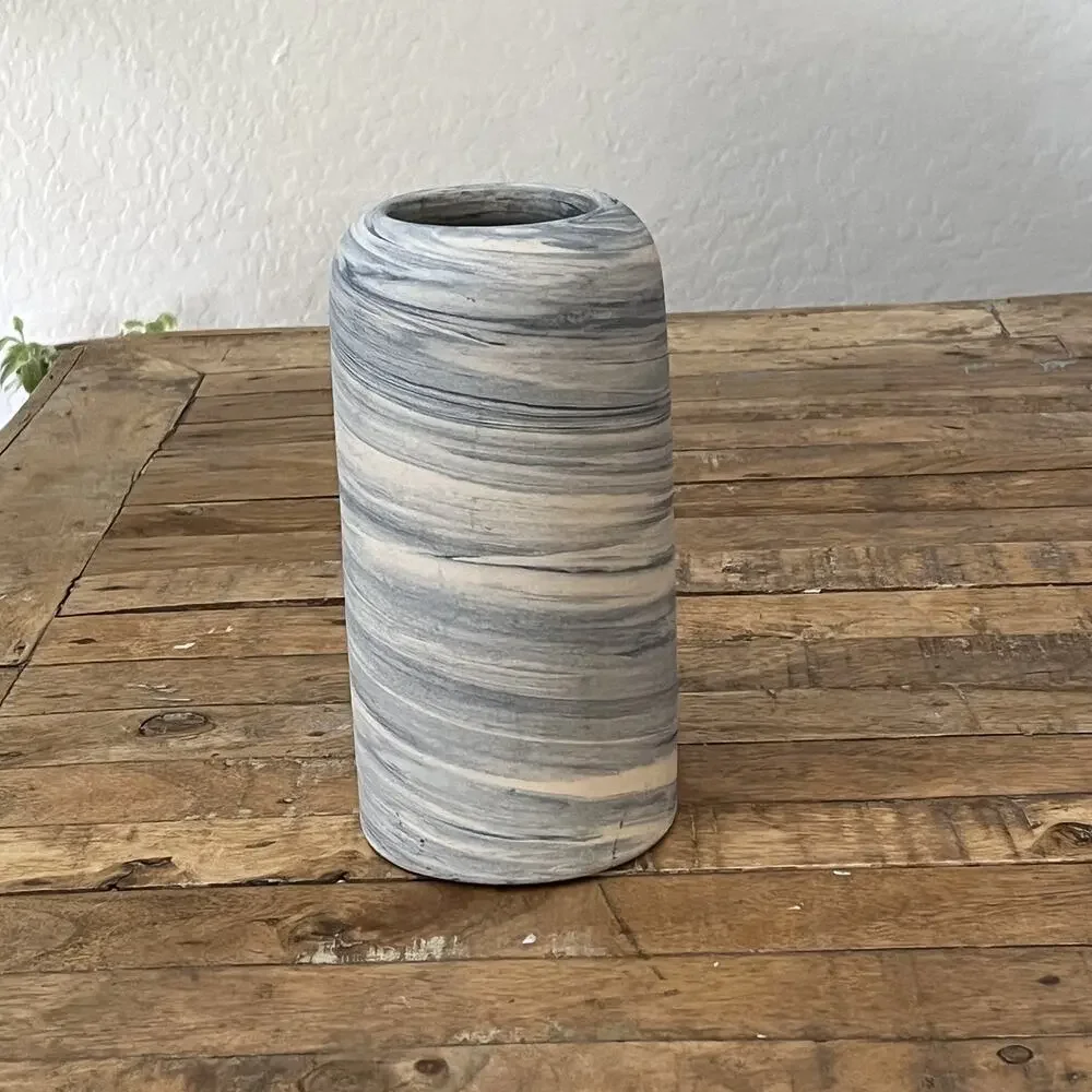 Studio Art Pottery Clay Vase 8